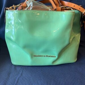 Dooney & Bourke Glossy Green Tote